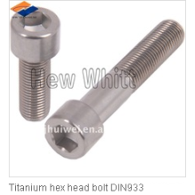 titanium hex socket head bolt DIN933